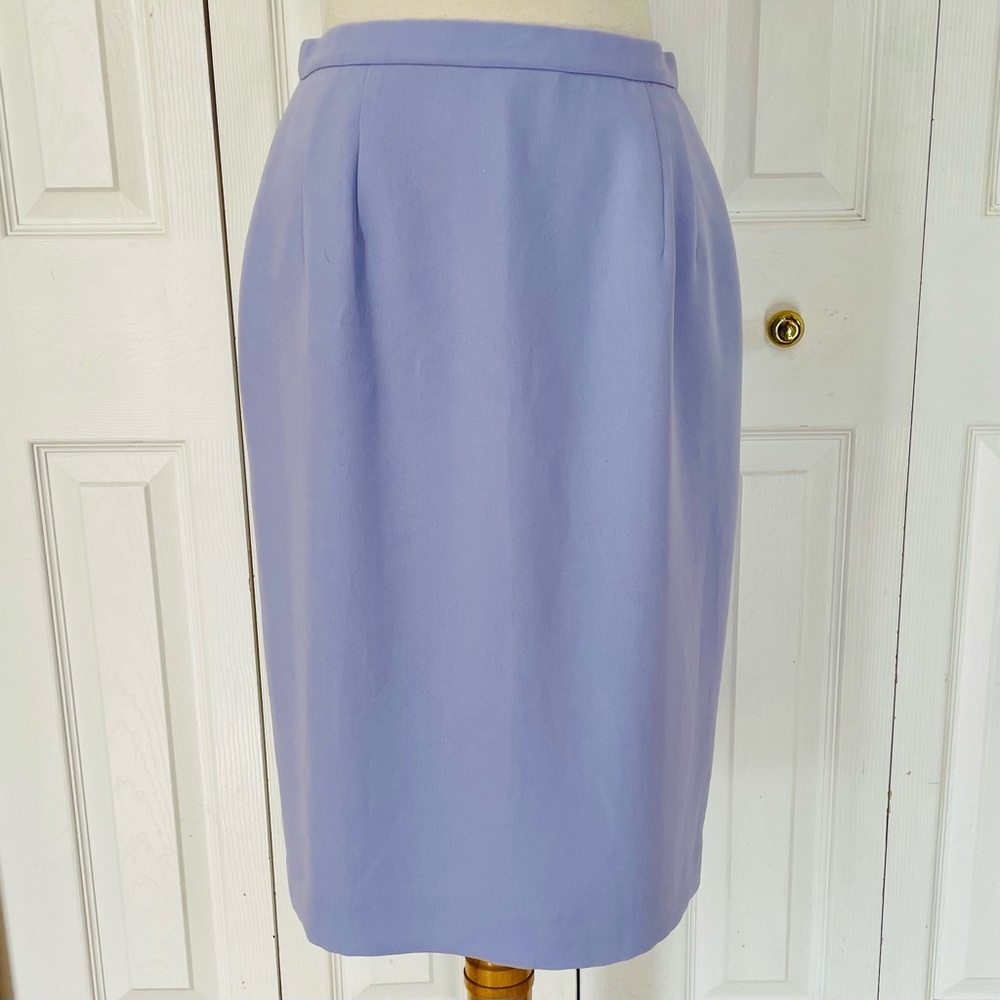 Pendleton Light Purple Pencil Skirt - Picture 1 of 8
